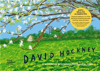 couverture du livre DAVID HOCKNEY : L-ARRIVEE DU PRINTEMPS, NORMANDIE, 2020 /FRANCAIS