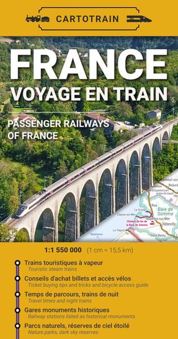 couverture du livre FRANCE - VOYAGE EN TRAIN   PASSENGER RAILWAYS OF FRANCE