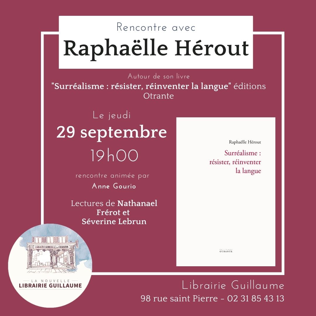 Rencontre avec Raphaëlle Hérout, lecture musicale de Nathanael Frérot et Séverine Lebrun