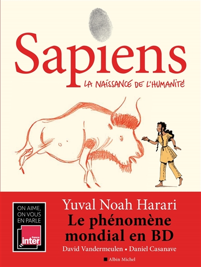 couverture du livre SAPIENS T01 LA NAISSANCE DE L-HUMANITE